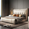 Luxurious Modern Design King Size Leather Bed / Lixra