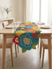 Vibrant Multicolor Floral Beaded Table Runner / Lixra
