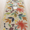 Handmade Beaded Floral Table Runner / Lixra
