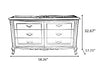 Traditional European Wooden Buffet Table