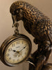 Luxury Eagle Sculptural Floor Clock in Bronze / Lixra