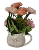 Coffee Cup Shaped Creative Crafted Decorative Flower Pot / Lixra