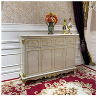 Classic European-style Antique Wooden Buffet Table / Lixra