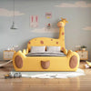 Velvet and Leather Giraffe Theme Kids Bed / Lixra
