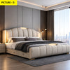Modern Luxury Bed With Leather Upholstery / Lixra