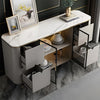 Wooden White Buffet Table With Marble-Top / Lixra