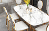 Ultimate Desire Marble Dining Table Set / Lixra