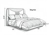 Luxurious Style Exquisite Designed Leather Bed