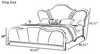 Rich Infinite Look Modern Leather Bed
