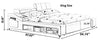 Ultimate Smart Multi-functional Leather Bed