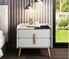 Set Of 2 Wooden Finish Night Stand / Lixra