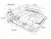 Exquisite Modern Leather Bed with Sofa Section