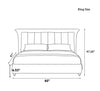 Contemporary Classic Luxurious Upholstered Leather Bed