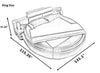 Italian Modern Designed Leather Round Bed