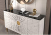 Modern Marble Buffet Table With Wooden Design / Lixra