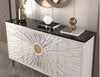 Modern Marble Buffet Table With Wooden Design / Lixra