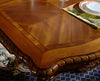 Rectangular Brusten Wooden European Dining Table Set / Lixra