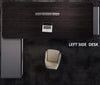 Luxurious LED Wooden Executive Computer Desk / Lixra