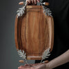 Leafy Luxury Wooden Tray / Lixra