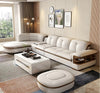 Customizable Sectional Leather Sofa Set With Built-In Speaker / Lixra