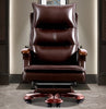 Reclining Leather Office Chair with 360-Degree Swivel / Lixra