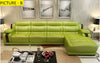 Contemporary Design Luxurious Snugged Leather Sectional Sofa / Lixra
