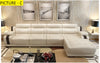 Contemporary Design Luxurious Snugged Leather Sectional Sofa / Lixra