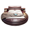 Italian Modern Designed Leather Round Bed