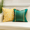 Shimmering Green & Colorful Pillow Cover / Lixra