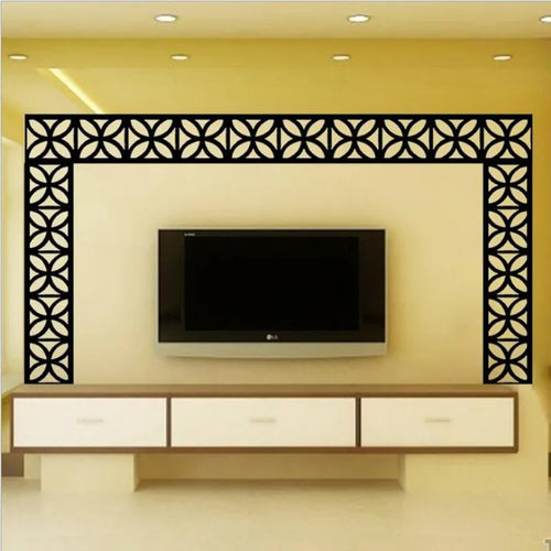 Reflective Acrylic Tiles Wall Stickers / Lixra