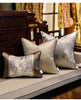 Shiny Silver And Purple Pillow Cover / Lixra