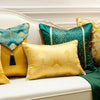 Shimmering Green & Colorful Pillow Cover / Lixra