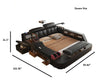 Modern Design Leather Smart Bed / Lixra