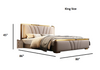 Italian Design Modern Leather Bed / Lixra