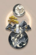 Modern Glowing Large LED Wall Clocks / Lixra