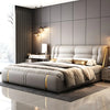 Luxurious Italian modern Leather Bed / Lixra