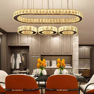 Crystal LED Modern Pendant Light / Lixra