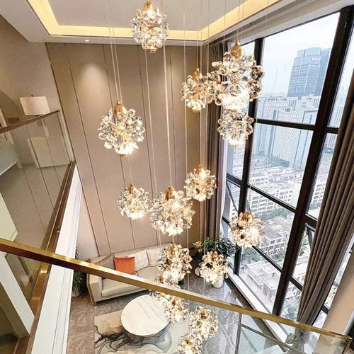 Luxurious Modern Design Crystal Shape Chandelier / Lixra