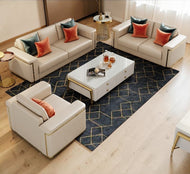 Modern Luxurious Leather Sofa Set / Lixra