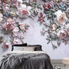 Beautiful Flower 3D Pattern Wallpaper / Lixra