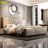 Italian Design Modern Leather Bed / Lixra