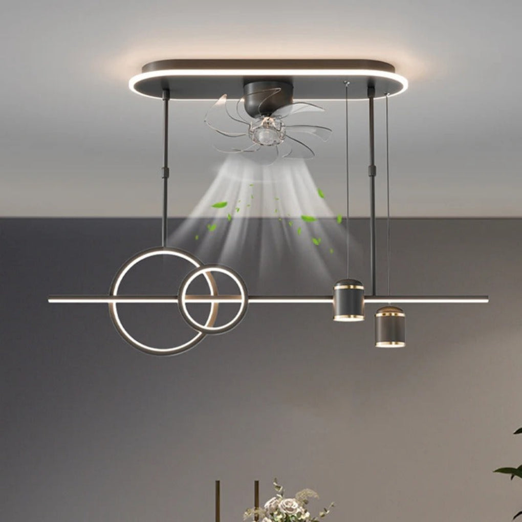 Nordic Design Pendant Lights with Ceiling-Fan / Lixra