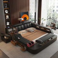 Modern Design Leather Smart Bed / Lixra