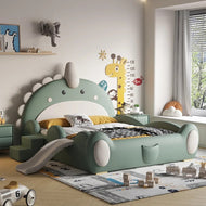 Unique Modern Leather Kid's Bed / Lixra