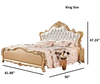 Elegant European Design Luxury Leather Bed / Lixra