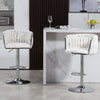 Premium Comfort Set of 2 Grey High Raise Stools / Lixra