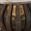 Round Marble Dining Table Set with Lazy Susan / Lixra