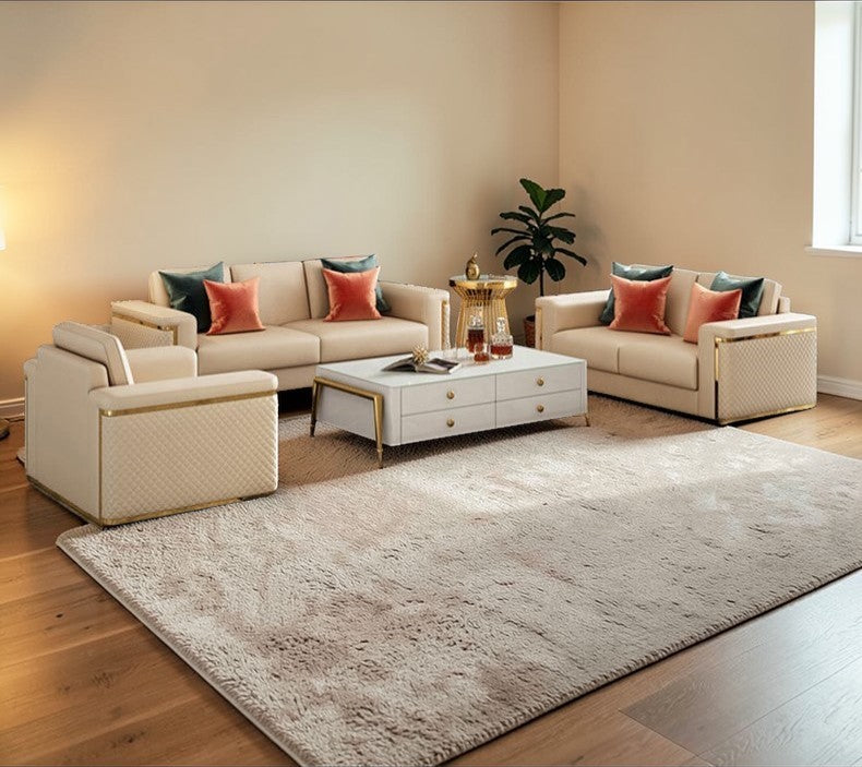Modern Luxurious Leather Sofa Set / Lixra