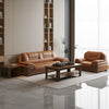 1+2+3 Seater Delightful Cozy Leather Sofa Set / Lixra