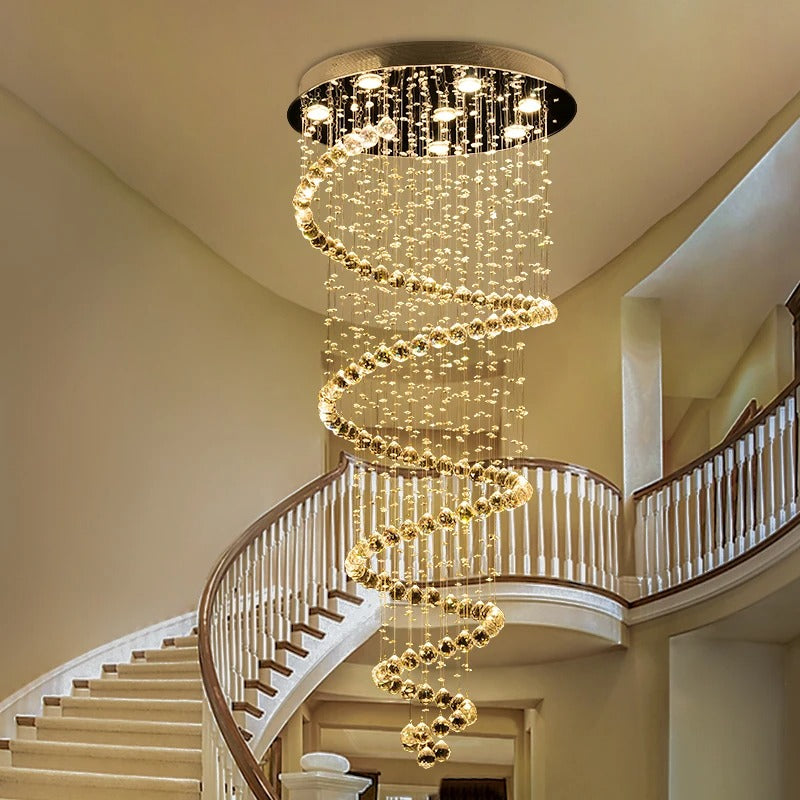 LED Long Modern Chandelier Lights / Lixra